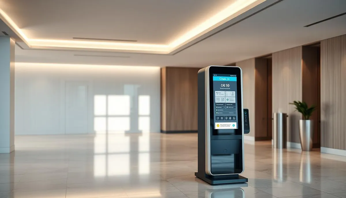 bornes d'accueil automatisé