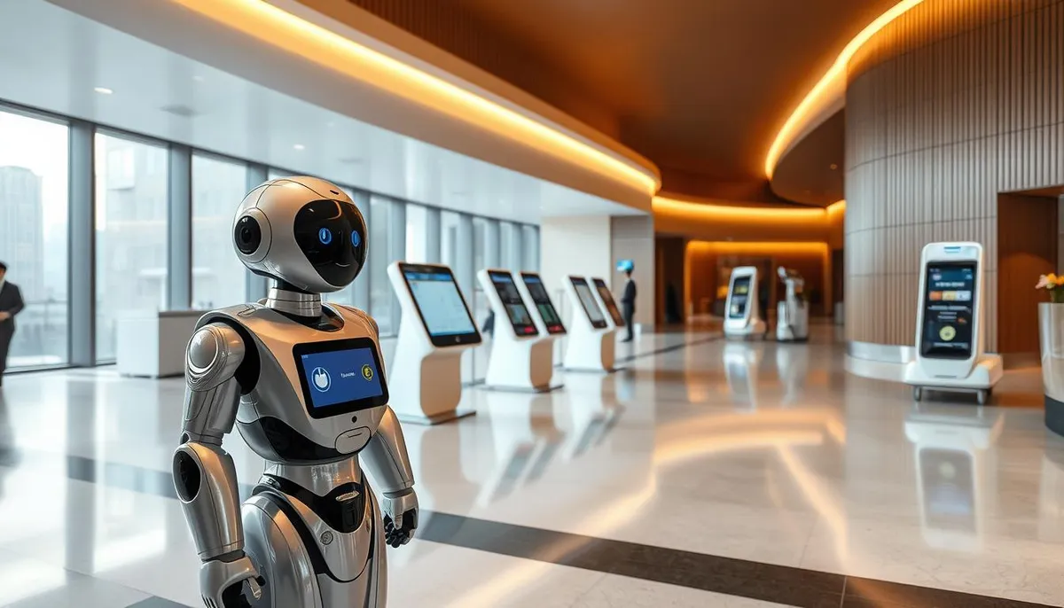 Services personnalisés dans un hôtel automatisé