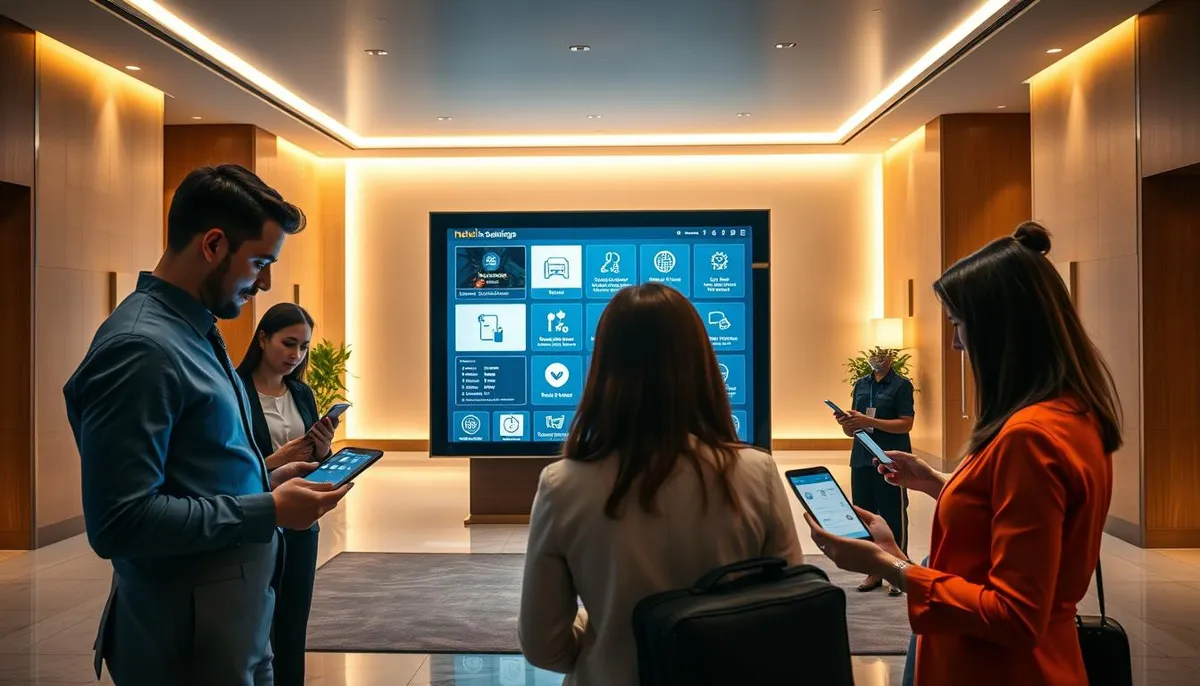 solution mobile digitalisation hôtelière