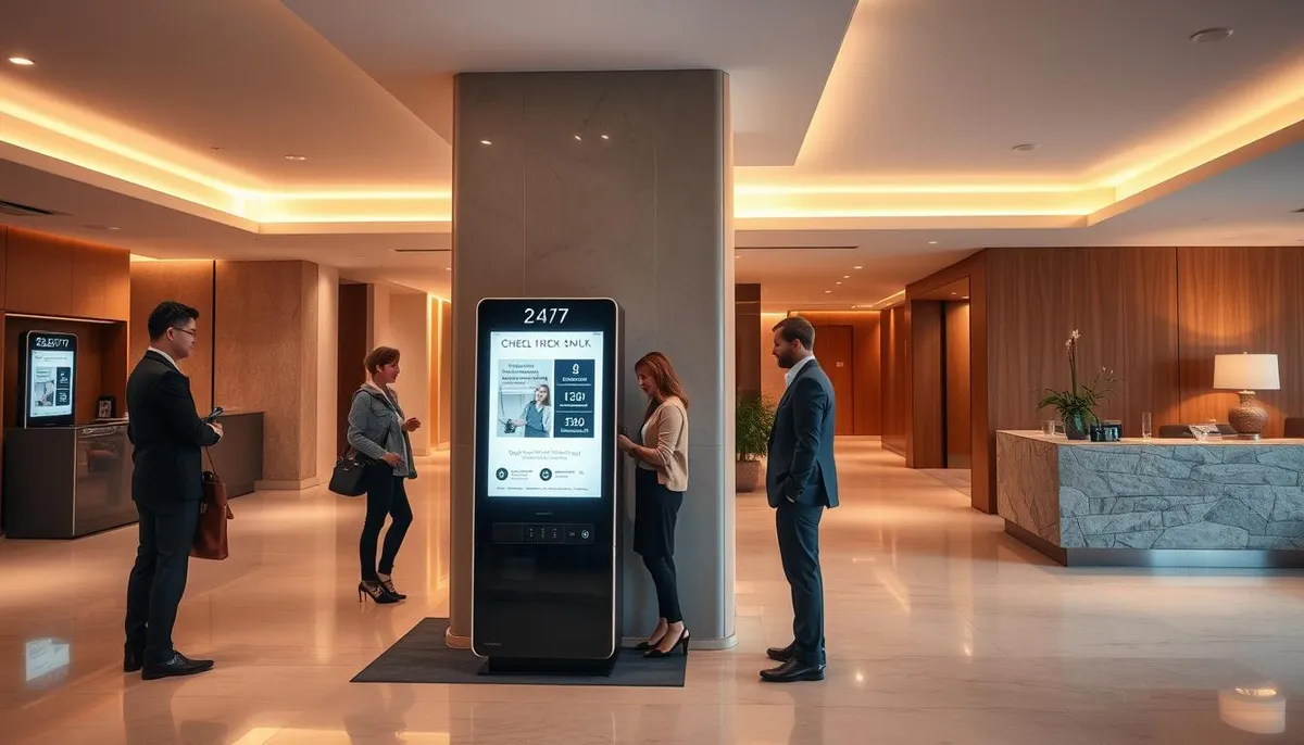 solutions d'accueil automatisé hôtel 24h24