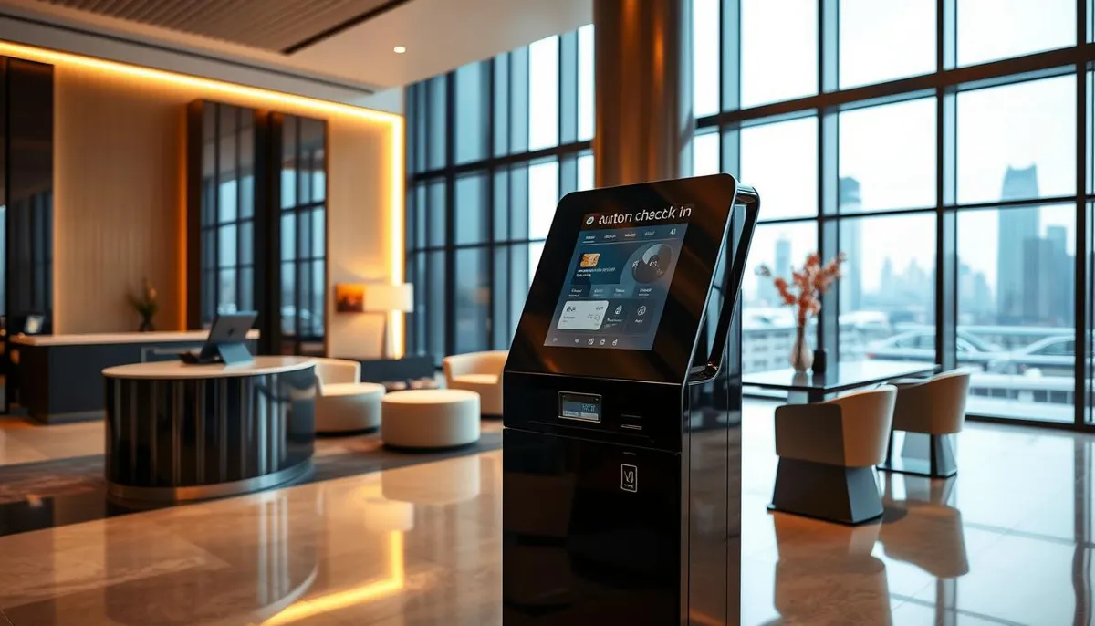 borne automatique hôtel