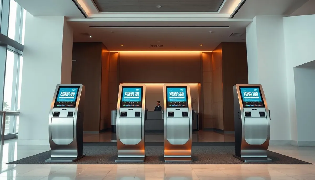 bornes d'accueil automatisées