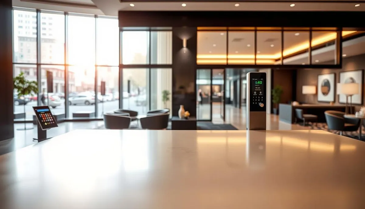 contrôle accès centralisé hôtel