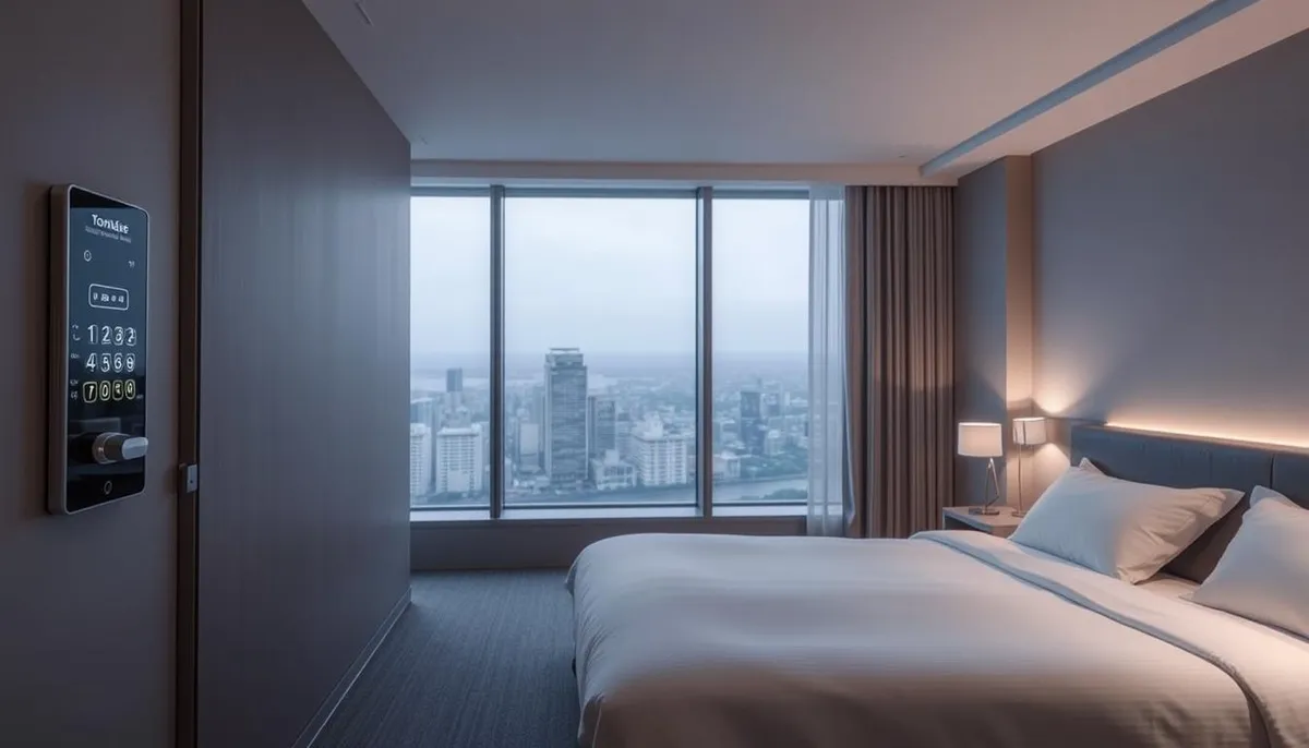 accès autonome chambre hôtel