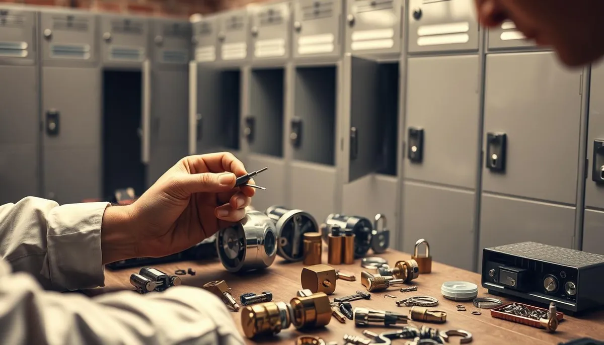 entretien serrures vestiaires