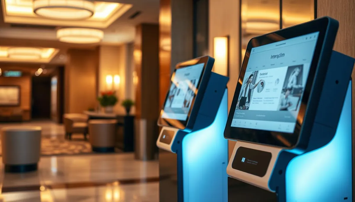 bornes interactives hôtelières