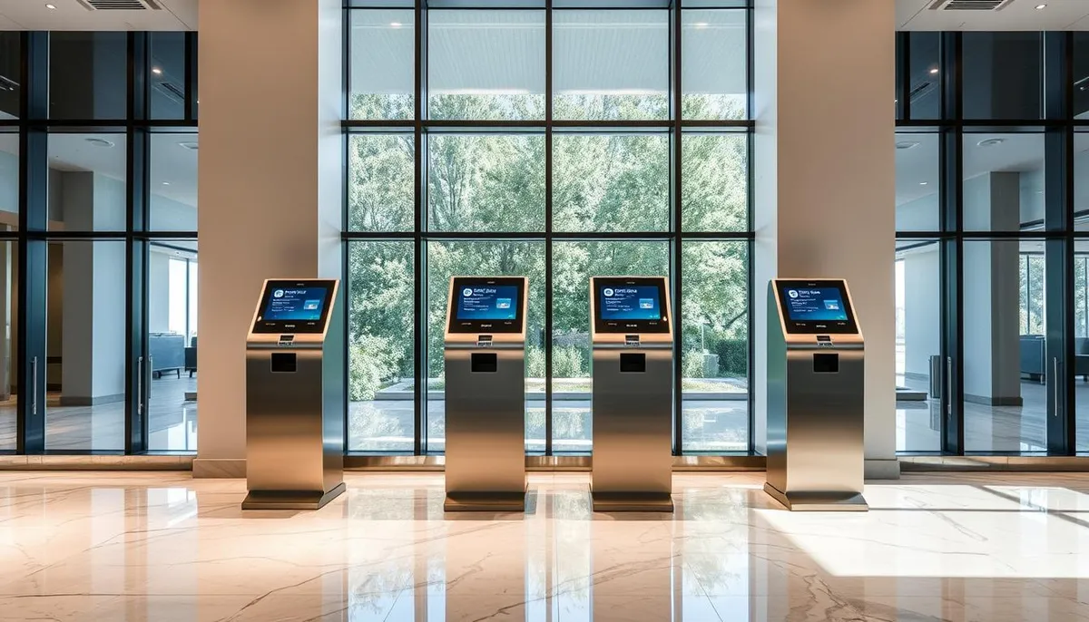 bornes automatisées hôtel