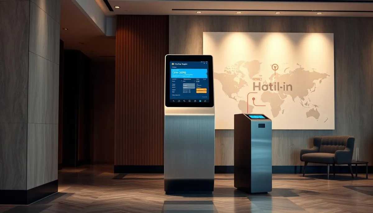 borne d'accueil DUO 6000