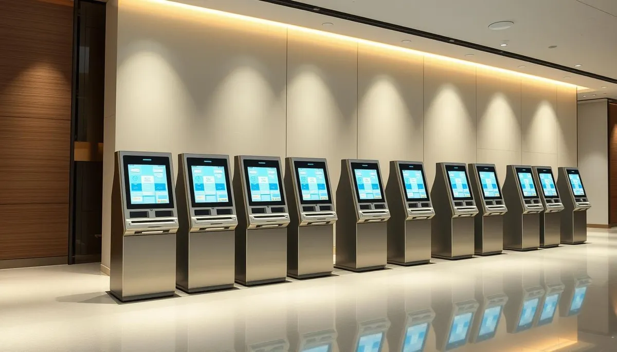 bornes d'accueil automatisé