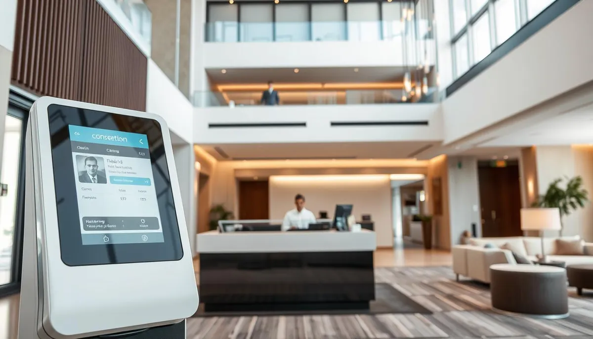 accueil automatisé hôtellerie