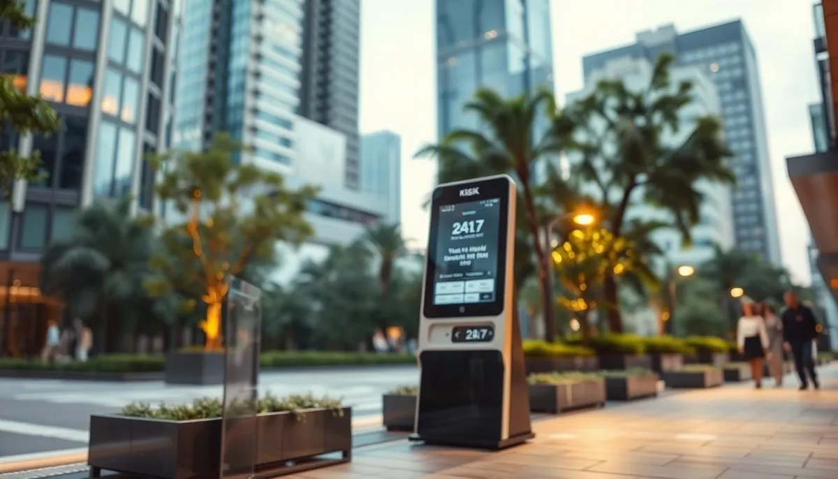 borne extérieure 24/7