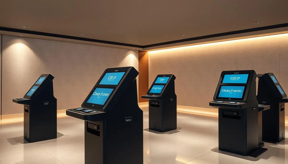 bornes automatisation accueil hôtelier