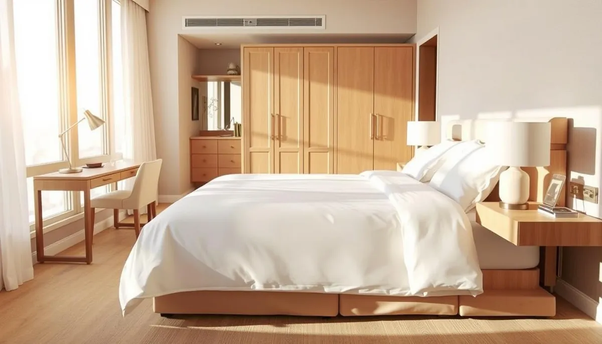 organisation des chambres d'hôtel