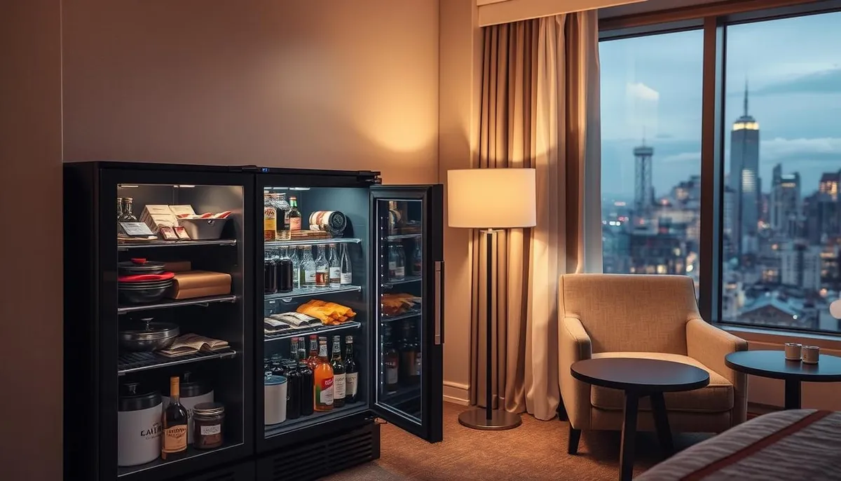 minibar hôtelier