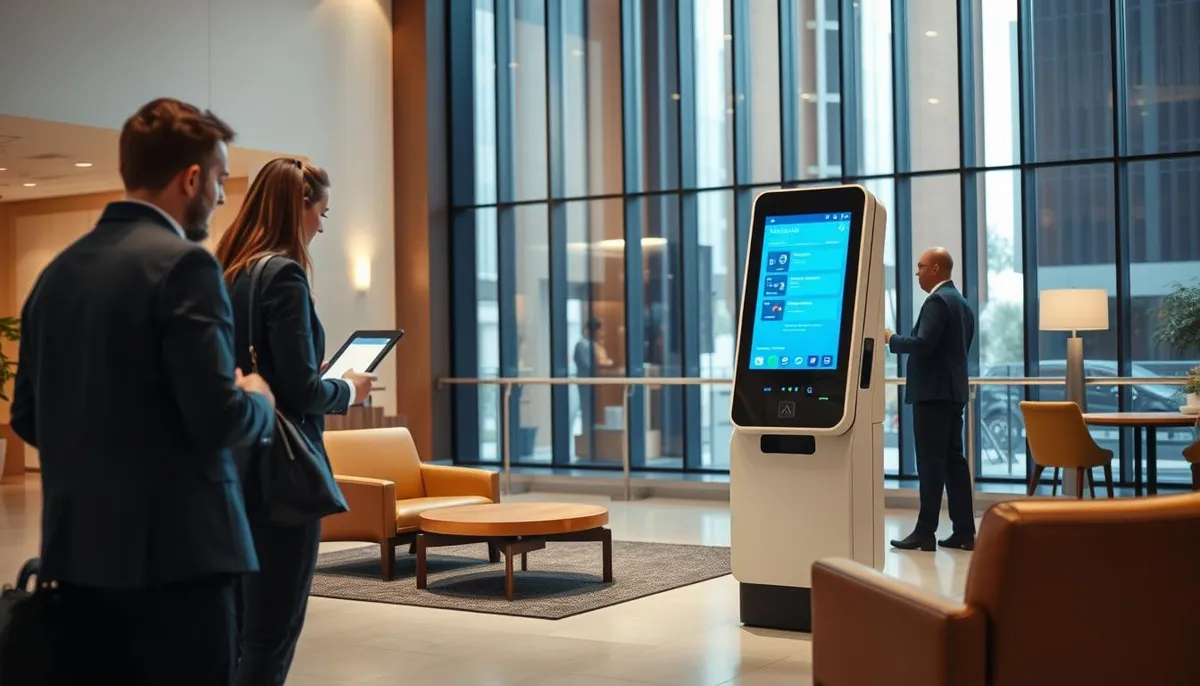 accueil automatisé hôtellerie