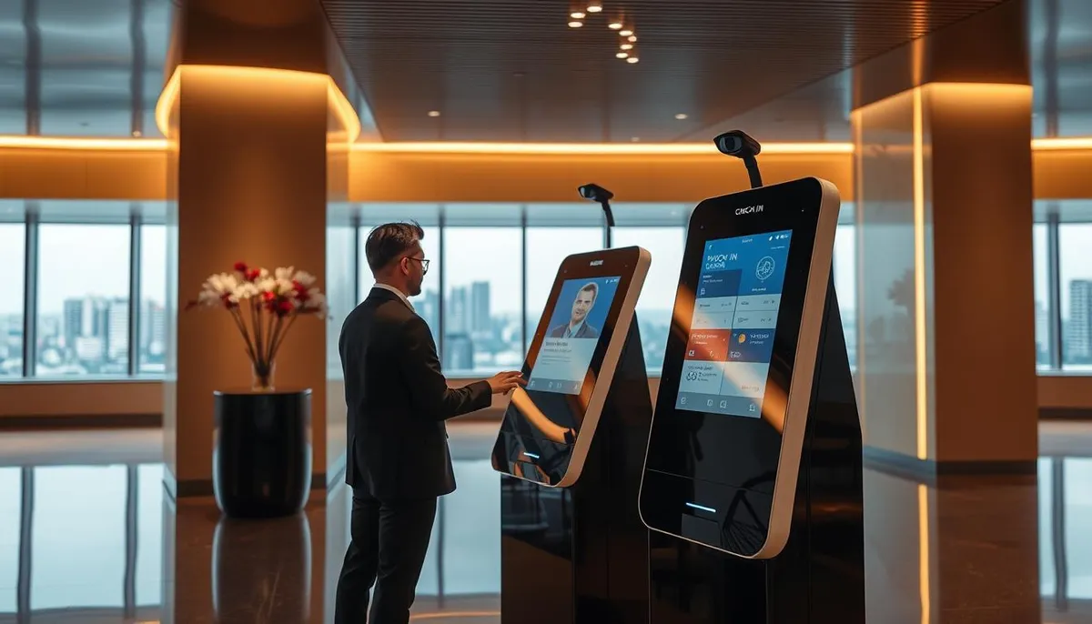 accueil hôtelier automatisé