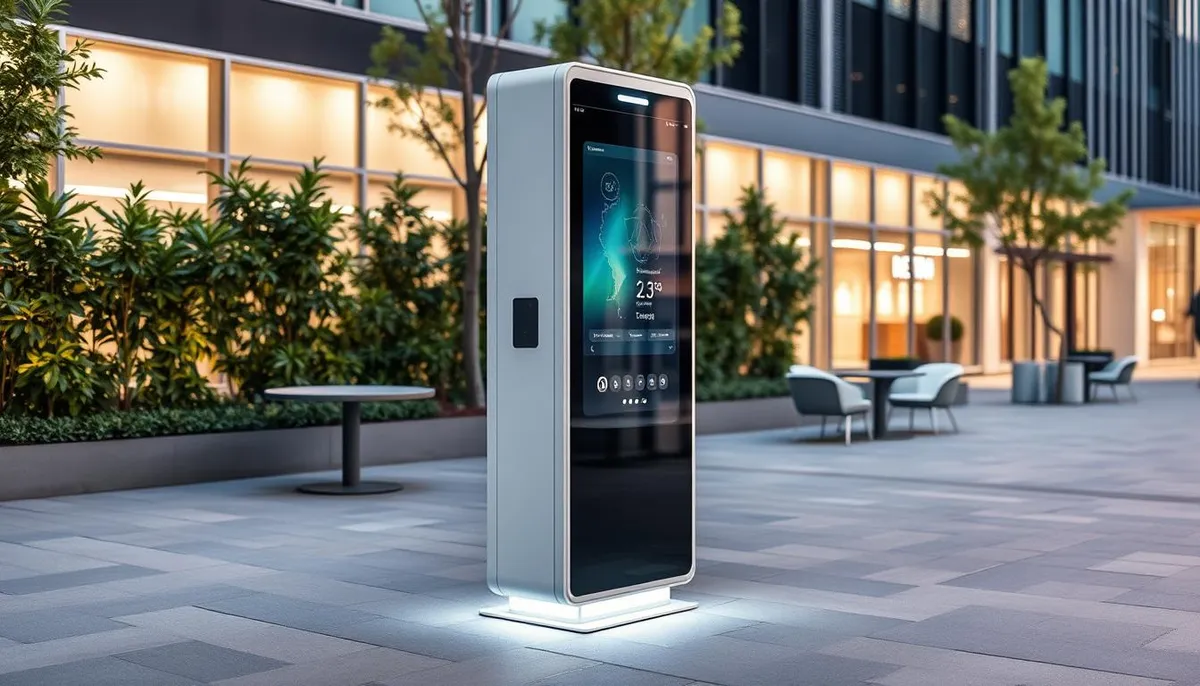 borne extérieure interactive