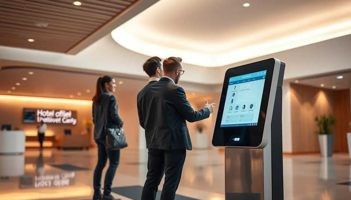 solutions check-in automatisé hôtelier
