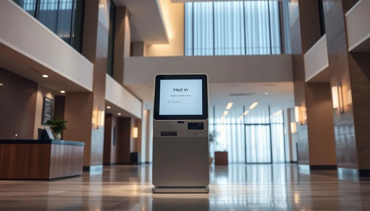 bornes d'accueil automatisé