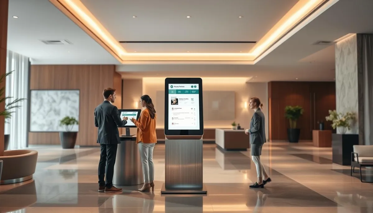 Accueil digital hôtelier