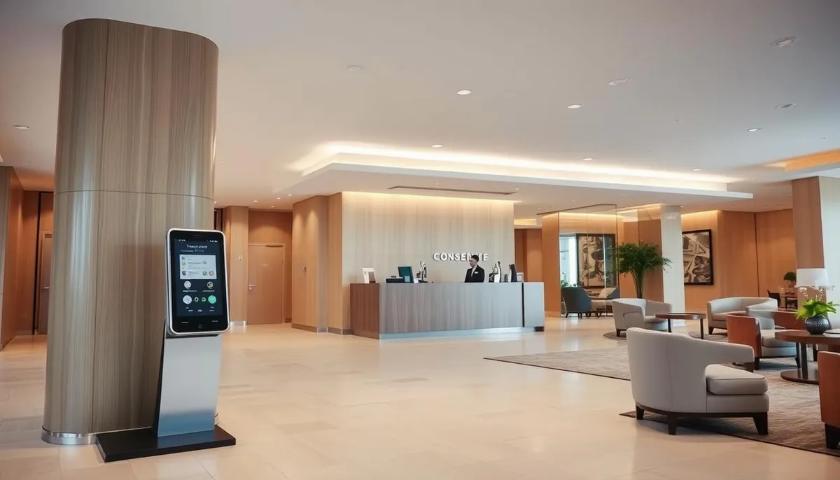 optimisation accueil intérieur hôtel