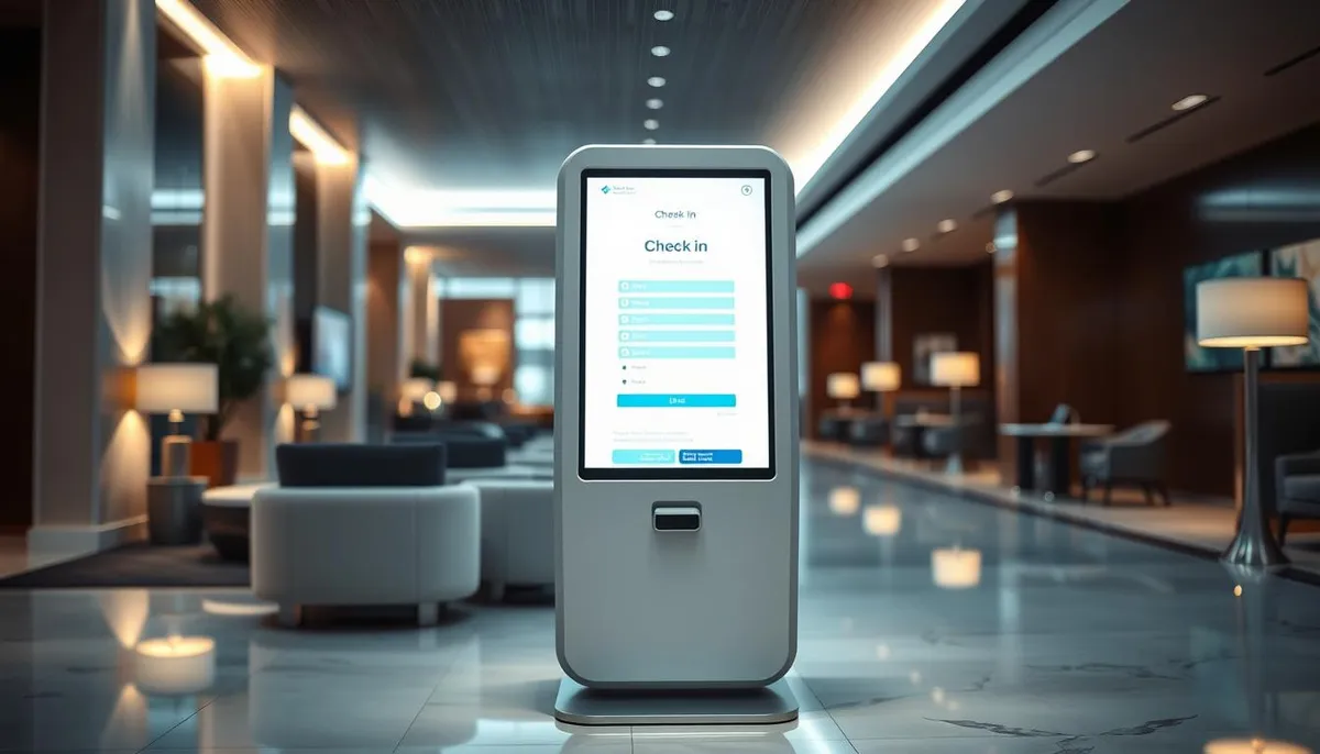 bornes d'accueil hôtelier automatisé
