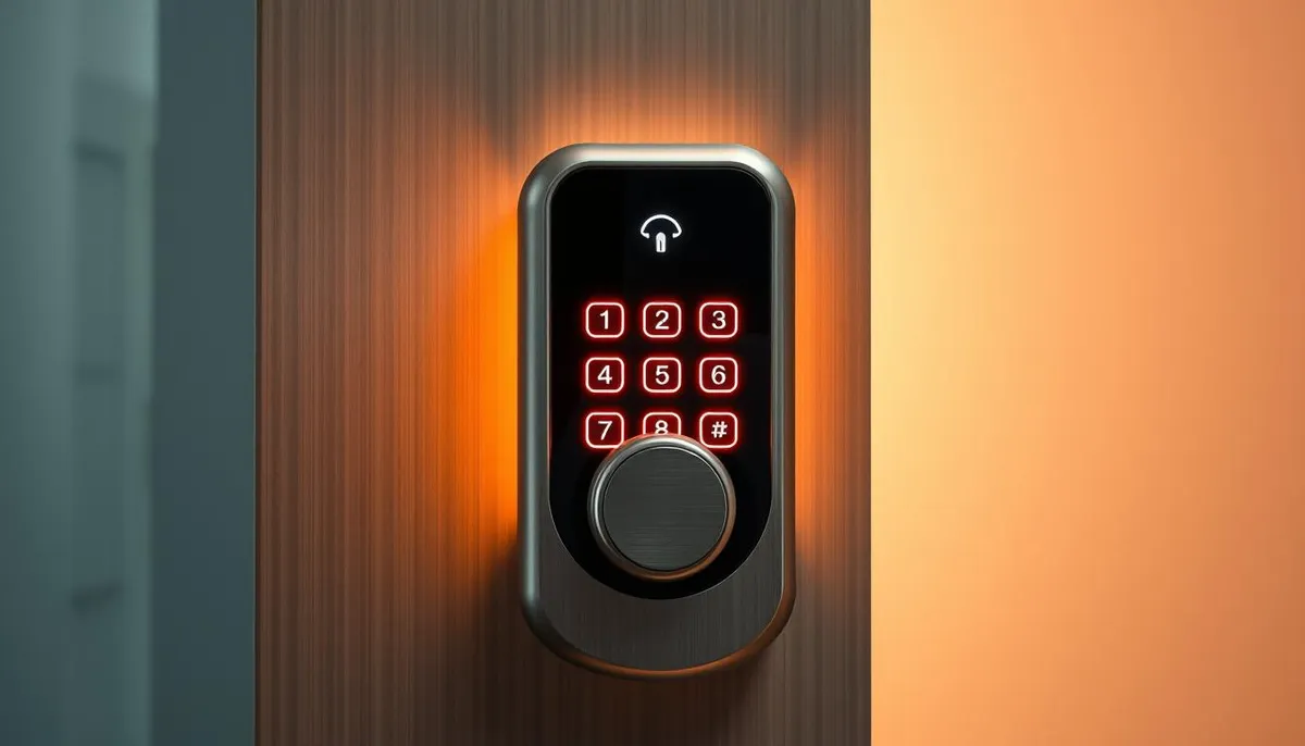 interface tactile serrure électronique