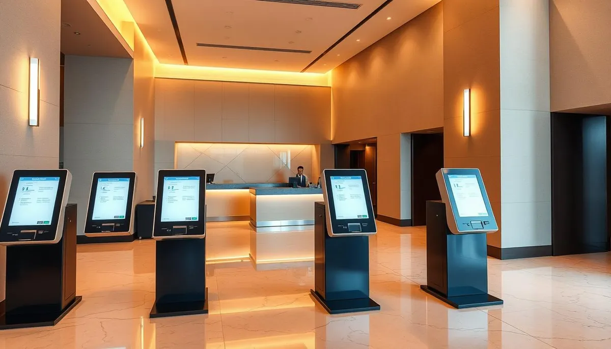 bornes d'accueil automatisé hôtellerie