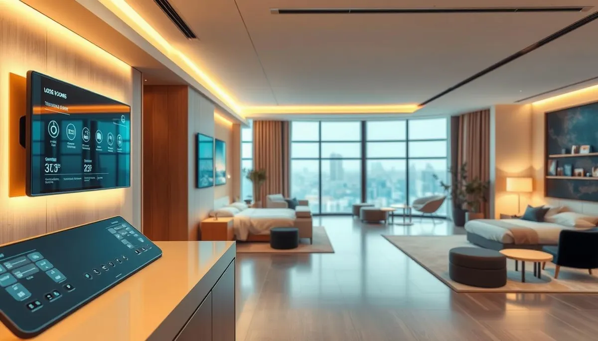 chambres intelligentes dans l'hôtellerie moderne