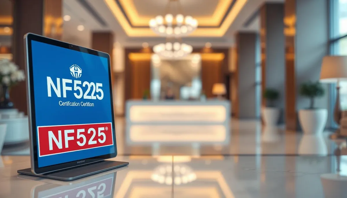 Certification NF525 solutions hôtellières