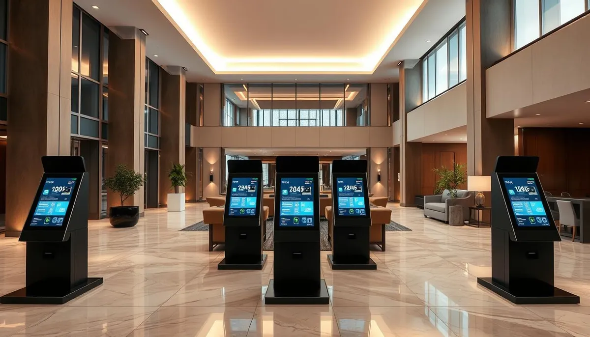 bornes automatisation hôtelière