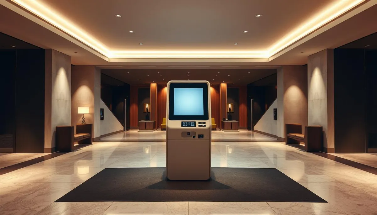 bornes automatisées accueil hôtelier
