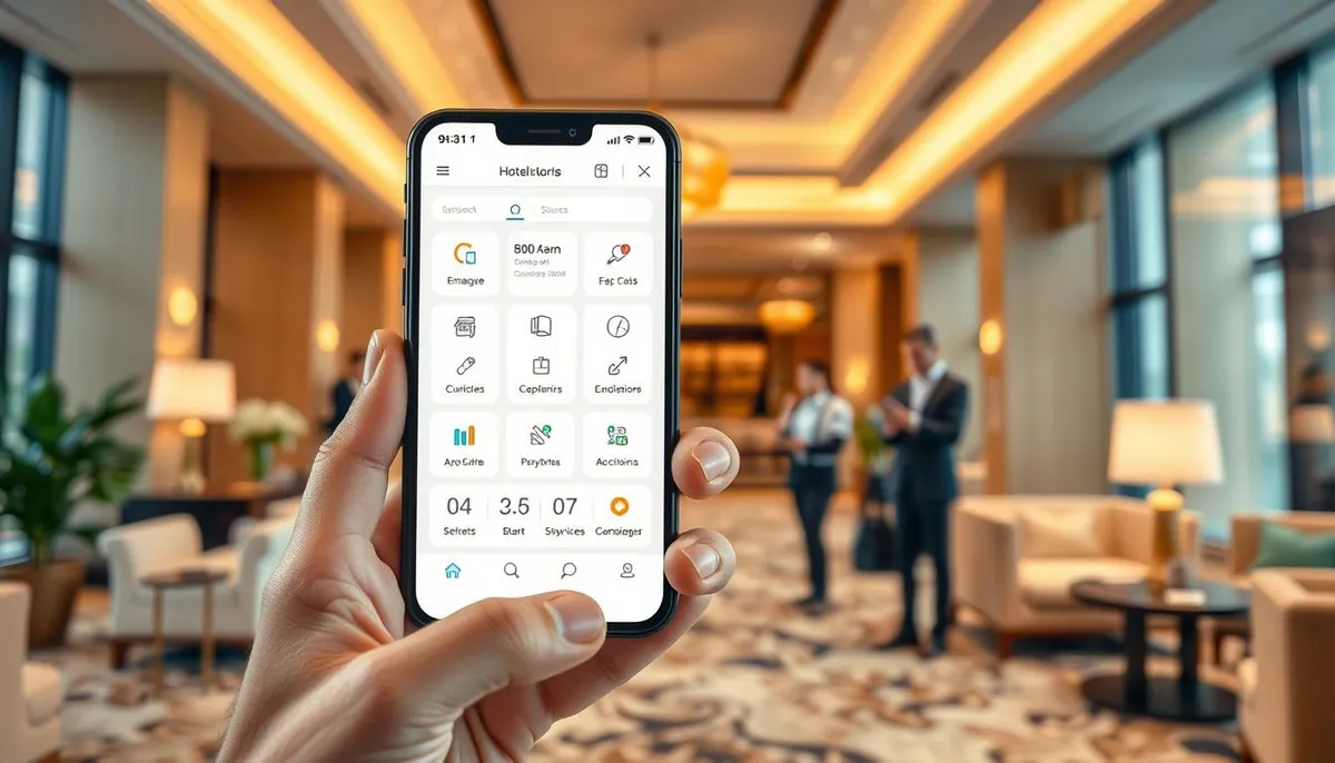 application mobile de gestion hôtelière