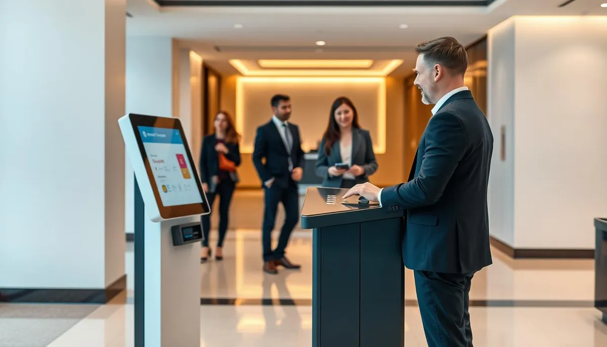 processus check-in automatisé