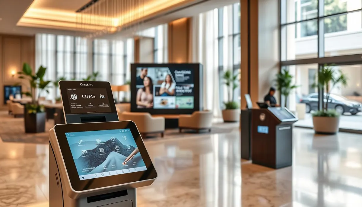 solutions d'accueil hôtelier automatisé