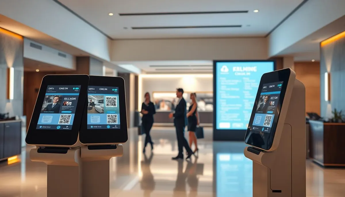 bornes automatisation accueil hôtelier