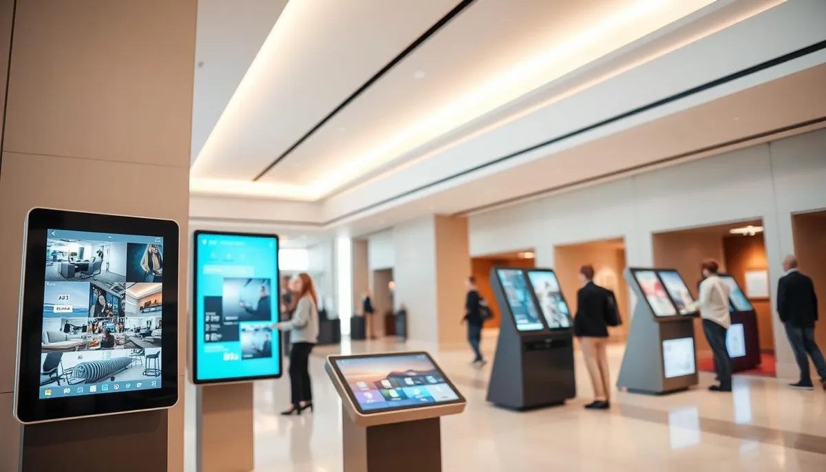 bornes interactives hôtellerie