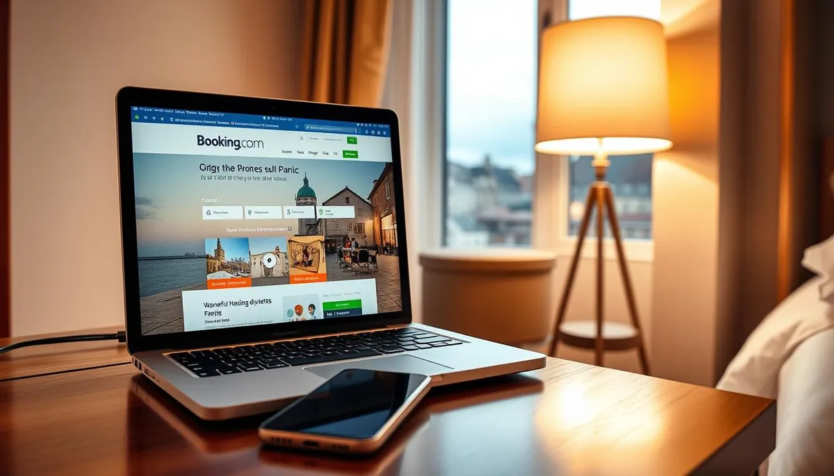 Réservation en ligne sur Booking.com
