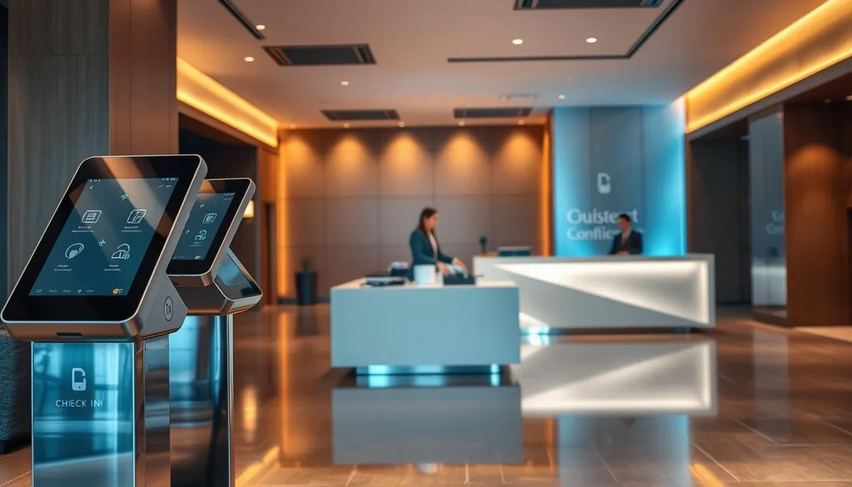 bornes automatisées accueil hôtelier