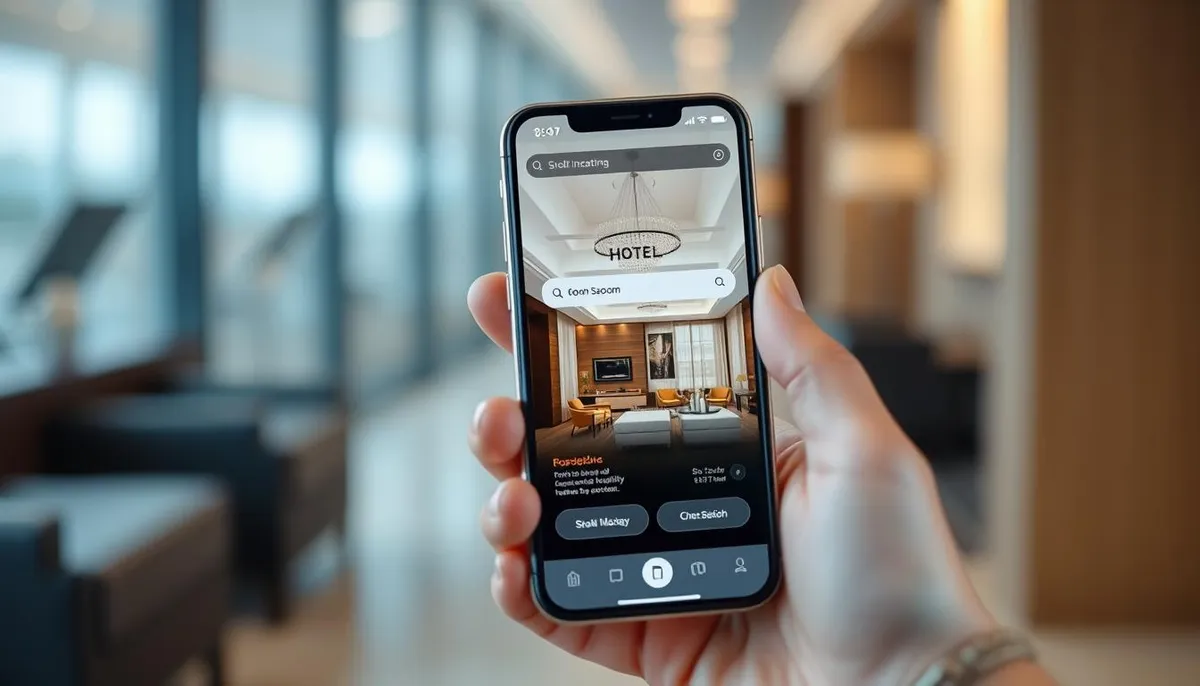 application mobile hôtel