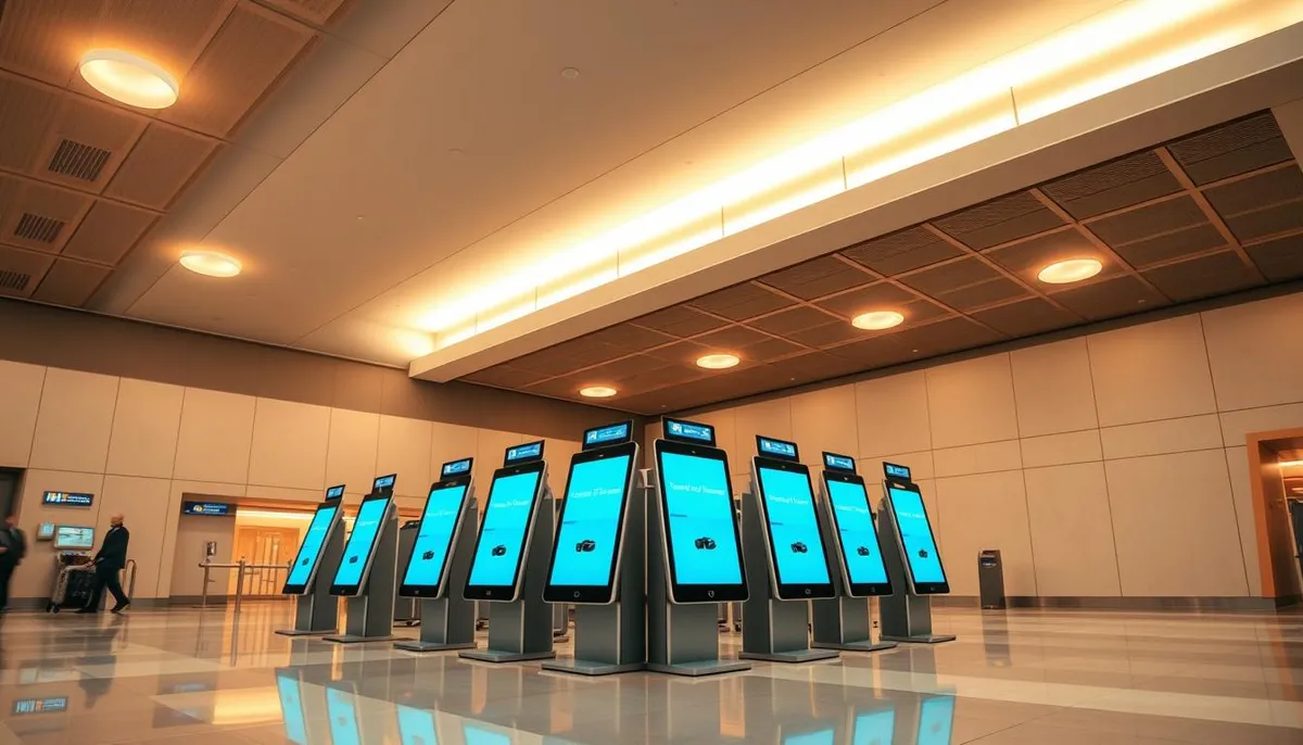 bornes interactives check-in