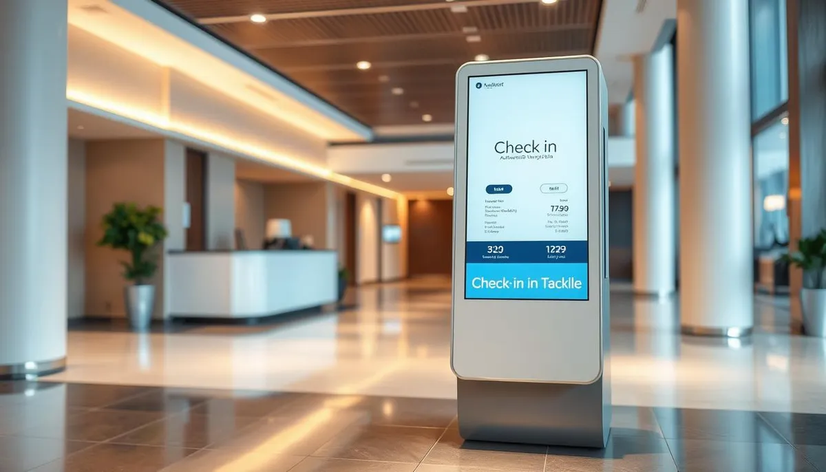 Bornes d'accueil automatisé