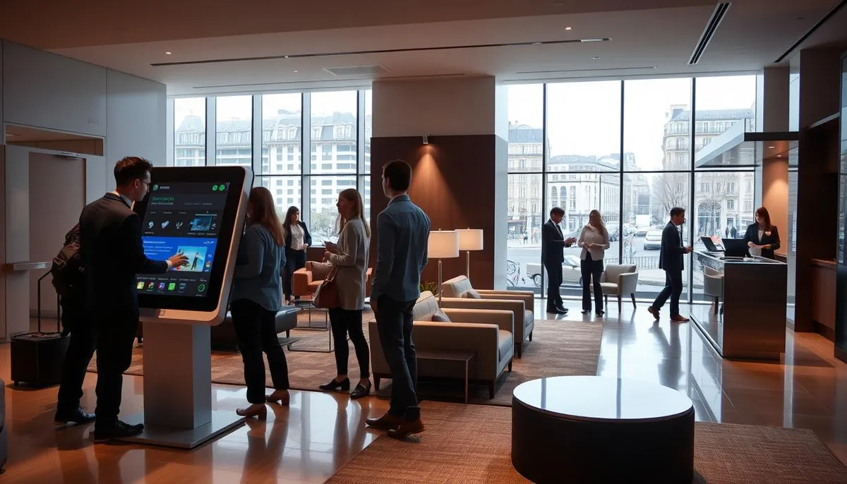 Accueil digital dans les hôtels en France