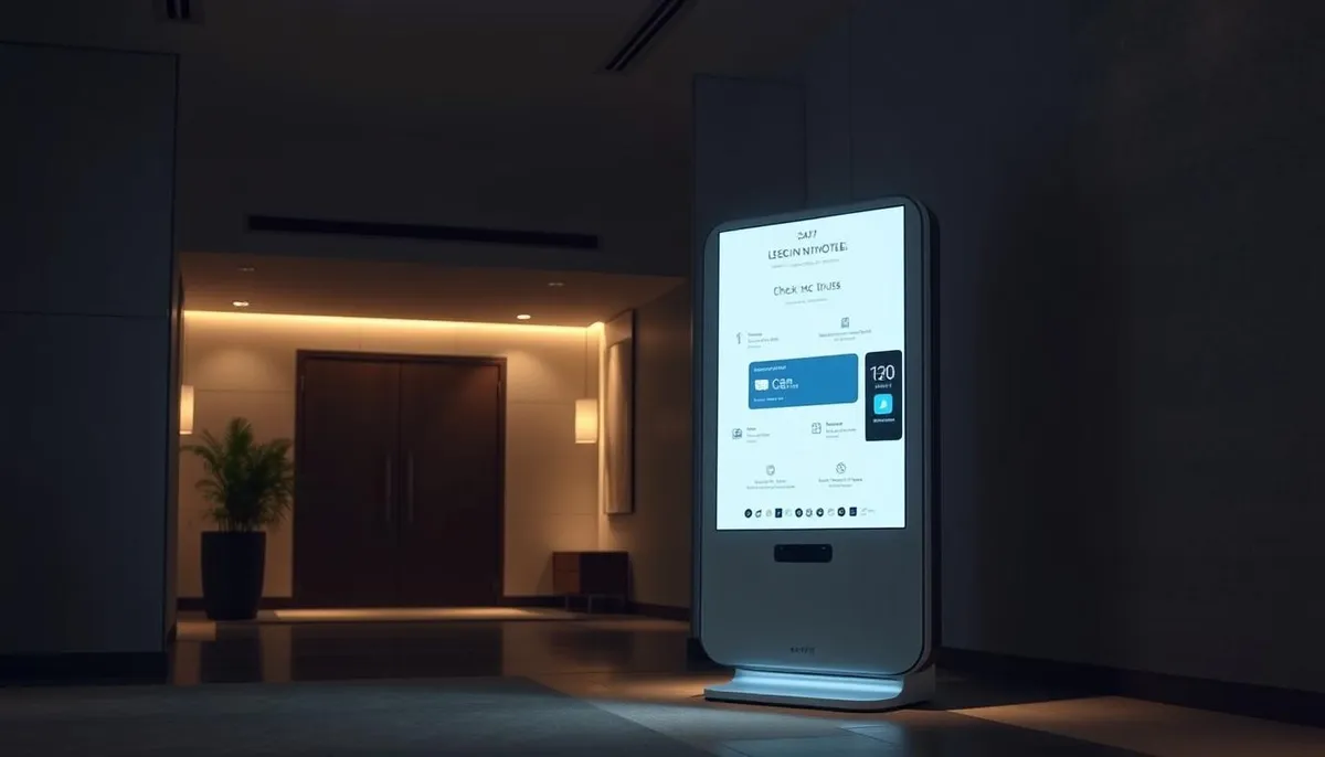 borne d'accueil automatisée DUO 1800