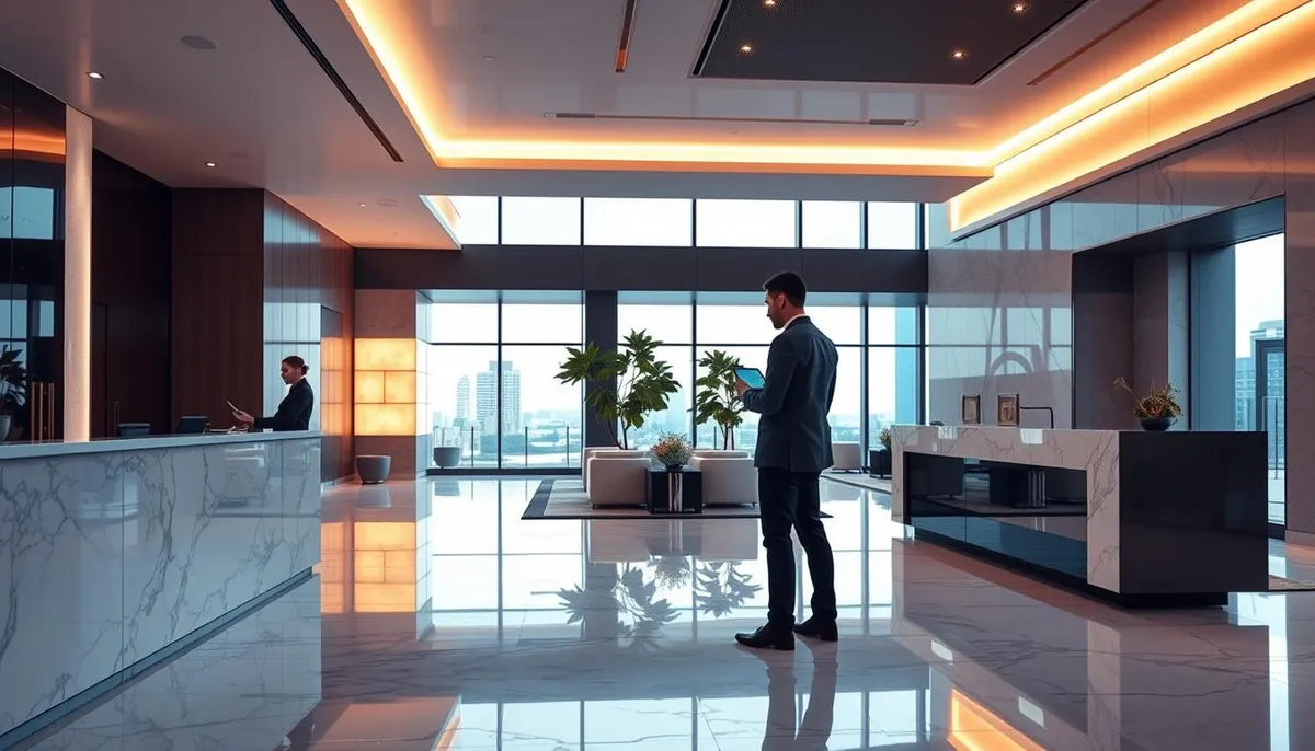 application mobile check-in hôtel