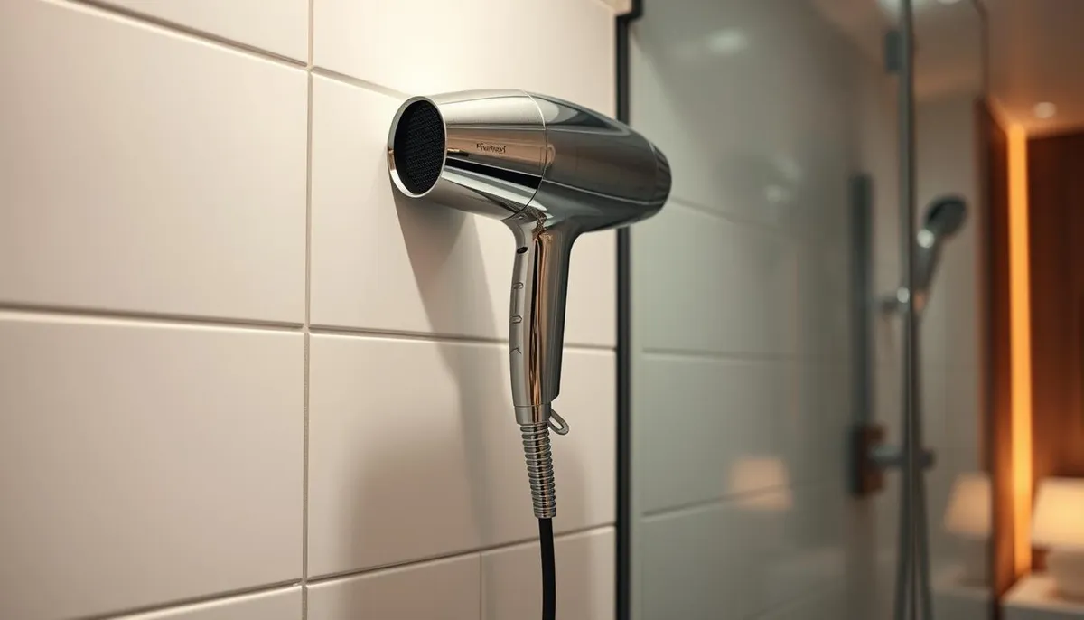 sèche-cheveux mural professionnel