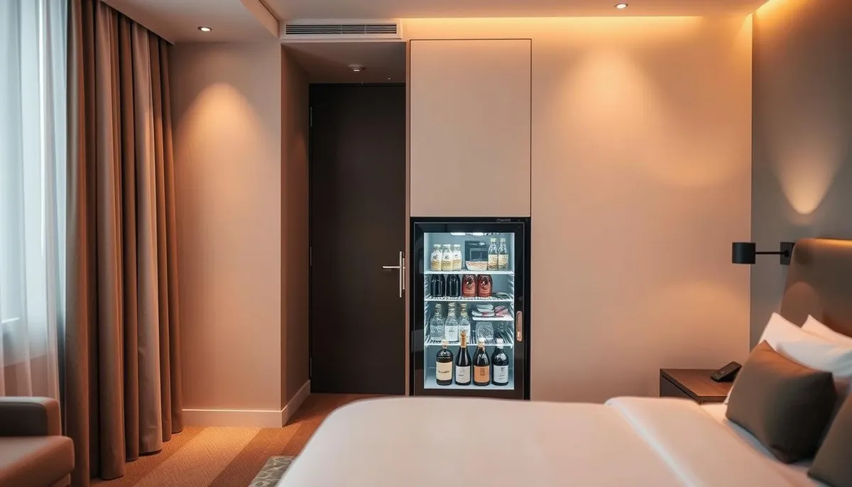 minibar silencieux chambre hôtel