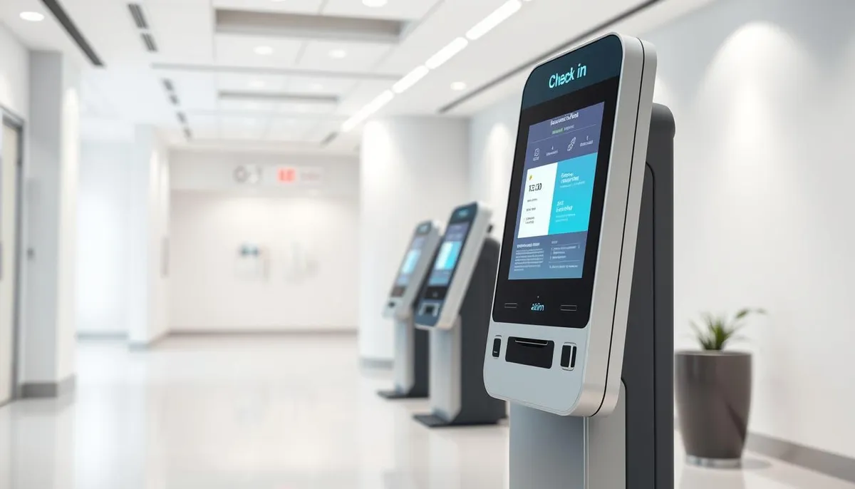 Fonctionnalités des bornes d'accueil médical