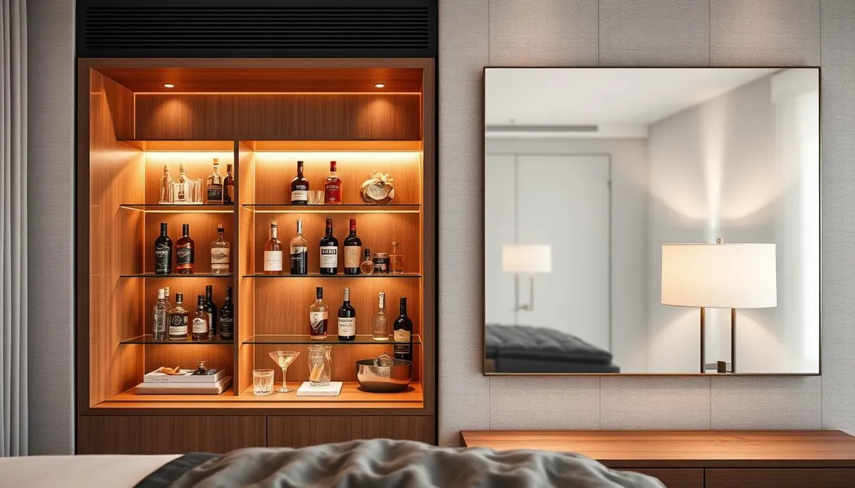 mini bar pour chambre moderne