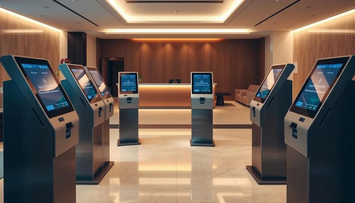 bornes automatiques hôtellerie